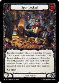 Spur Locked - The Hunted - Flesh and Blood TCG card