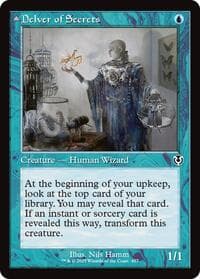 Delver of Secrets (Retro Frame) - Innistrad Remastered - Magic: The Gathering card
