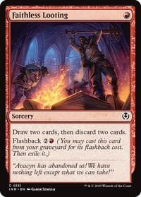 Faithless Looting - Innistrad Remastered - Magic: The Gathering card