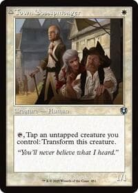 Town Gossipmonger (Retro Frame) - Innistrad Remastered - Magic: The Gathering card