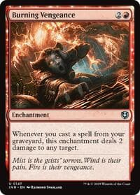 Burning Vengeance - Innistrad Remastered - Magic: The Gathering card