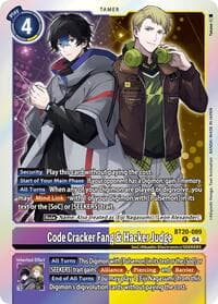 Code Cracker Fang & Hacker Judge - Release Special Booster 2.5 - Digimon Card Game card