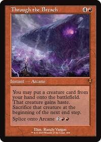 Through the Breach (Retro Frame) - Innistrad Remastered - Magic: The Gathering card