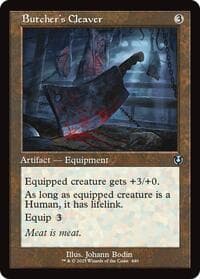 Butcher's Cleaver (Retro Frame) - Innistrad Remastered - Magic: The Gathering card