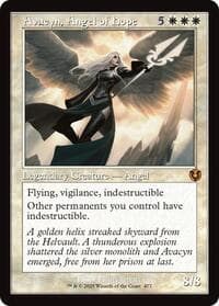 Avacyn, Angel of Hope (Retro Frame) - Innistrad Remastered - Magic: The Gathering card