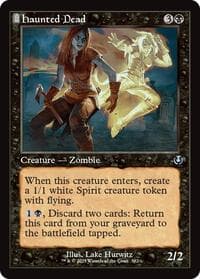 Haunted Dead (Retro Frame) - Innistrad Remastered - Magic: The Gathering card