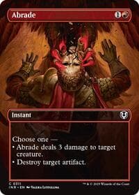 Abrade (Borderless) - Innistrad Remastered - Magic: The Gathering card