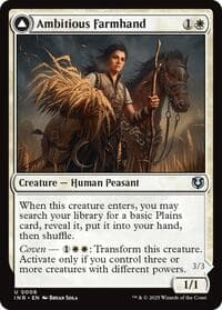 Ambitious Farmhand - Innistrad Remastered - Magic: The Gathering card