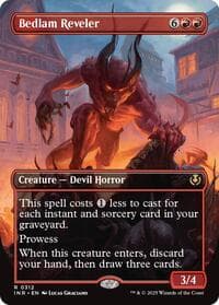 Bedlam Reveler (Borderless) - Innistrad Remastered - Magic: The Gathering card
