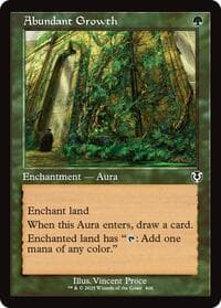 Abundant Growth (Retro Frame) - Innistrad Remastered - Magic: The Gathering card
