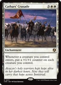 Cathars' Crusade - Innistrad Remastered - Magic: The Gathering card
