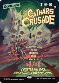 Cathars' Crusade (Showcase) - Innistrad Remastered - Magic: The Gathering card