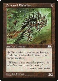 Serrated Biskelion - Weatherlight - Magic: The Gathering card
