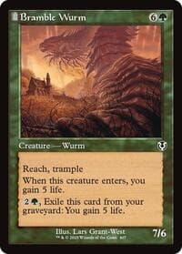 Bramble Wurm (Retro Frame) - Innistrad Remastered - Magic: The Gathering card