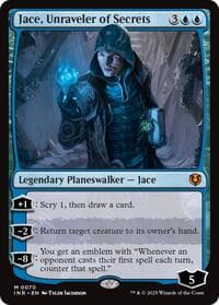 Jace, Unraveler of Secrets - Innistrad Remastered - Magic: The Gathering card