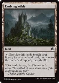Evolving Wilds - Innistrad Remastered - Magic: The Gathering card