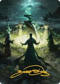 Cryptolith Rite Art Card (Gold-Stamped Signature) - Art Series: Innistrad Remastered - Magic: The Gathering card