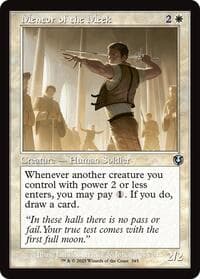 Mentor of the Meek (Retro Frame) - Innistrad Remastered - Magic: The Gathering card