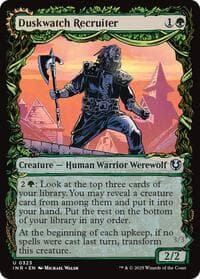 Duskwatch Recruiter (Showcase) - Innistrad Remastered - Magic: The Gathering card