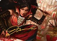 Blood Artist Art Card (Gold-Stamped Signature) - Art Series: Innistrad Remastered - Magic: The Gathering card