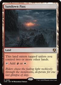 Sundown Pass - Innistrad Remastered - Magic: The Gathering card