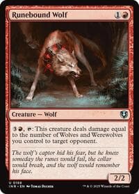 Runebound Wolf - Innistrad Remastered - Magic: The Gathering card