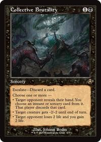 Collective Brutality (Retro Frame) - Innistrad Remastered - Magic: The Gathering card