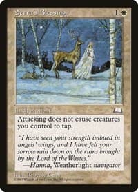 Serra's Blessing - Weatherlight - Magic: The Gathering card