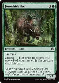 Festerhide Boar - Innistrad Remastered - Magic: The Gathering card