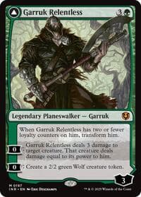 Garruk Relentless - Innistrad Remastered - Magic: The Gathering card