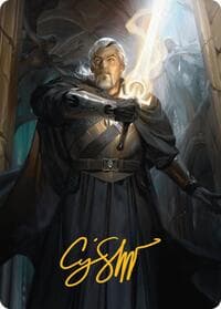 Odric, Lunarch Marshal Art Card (Gold-Stamped Signature) - Art Series: Innistrad Remastered - Magic: The Gathering card