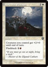 Rally the Peasants (Retro Frame) - Innistrad Remastered - Magic: The Gathering card