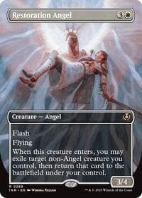 Restoration Angel (Borderless) - Innistrad Remastered - Magic: The Gathering card