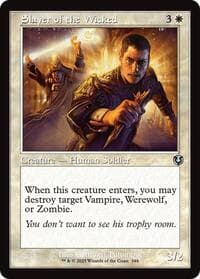 Slayer of the Wicked (Retro Frame) - Innistrad Remastered - Magic: The Gathering card