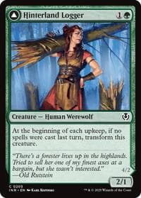 Hinterland Logger - Innistrad Remastered - Magic: The Gathering card