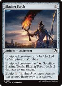 Blazing Torch - Innistrad Remastered - Magic: The Gathering card