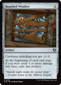 Boarded Window - Innistrad Remastered - Magic: The Gathering card