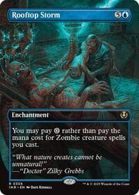 Rooftop Storm (Borderless) - Innistrad Remastered - Magic: The Gathering card