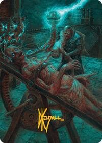 Rooftop Storm Art Card (Gold-Stamped Signature) - Art Series: Innistrad Remastered - Magic: The Gathering card