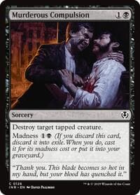 Murderous Compulsion - Innistrad Remastered - Magic: The Gathering card