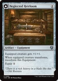 Neglected Heirloom - Innistrad Remastered - Magic: The Gathering card