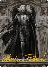 Sorin, Imperious Bloodlord Art Card (Gold-Stamped Signature) - Art Series: Innistrad Remastered - Magic: The Gathering card