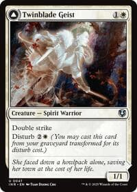 Twinblade Geist - Innistrad Remastered - Magic: The Gathering card