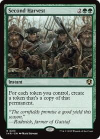 Second Harvest - Innistrad Remastered - Magic: The Gathering card