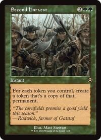 Second Harvest (Retro Frame) - Innistrad Remastered - Magic: The Gathering card