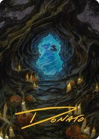 Conjurer's Closet Art Card (Gold-Stamped Signature) - Art Series: Innistrad Remastered - Magic: The Gathering card