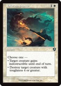 Valorous Stance (Retro Frame) - Innistrad Remastered - Magic: The Gathering card