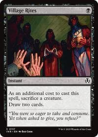 Village Rites - Innistrad Remastered - Magic: The Gathering card