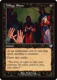 Village Rites (Retro Frame) - Innistrad Remastered - Magic: The Gathering card