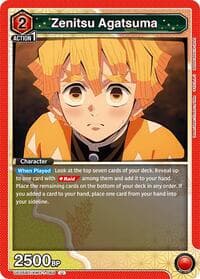 Zenitsu Agatsuma (069) - UE05BT: Demon Slayer: Kimetsu no Yaiba - Union Arena card